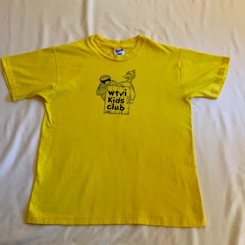 Vintage 80’s Sesame Street PBS WTVI Kids Club Tee
